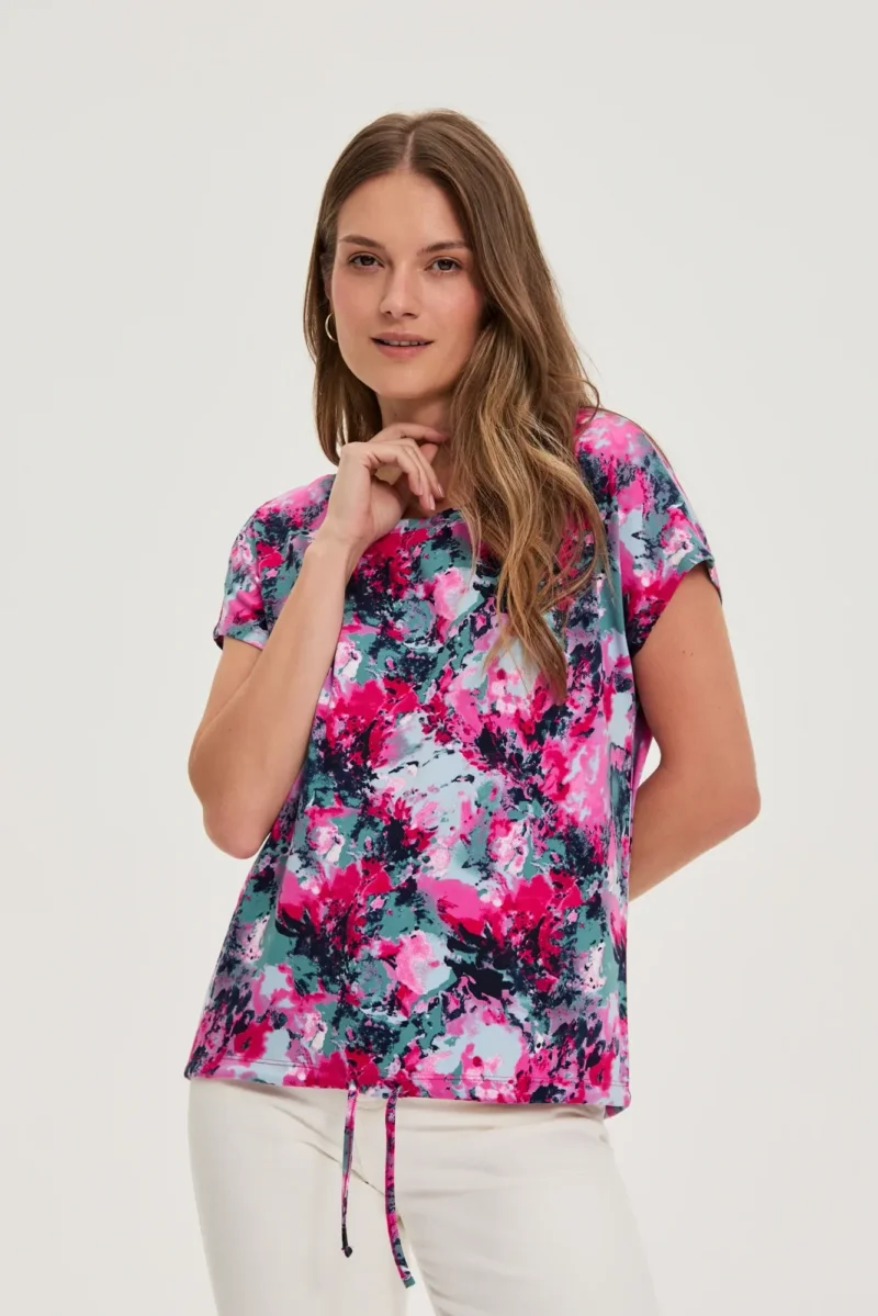 WOMEN'S TSHIRT L-TS-4695 FUCHSIA