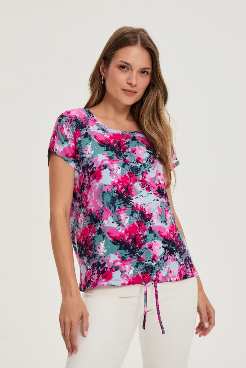 WOMEN'S TSHIRT L-TS-4695 FUCHSIA - Imagen 5