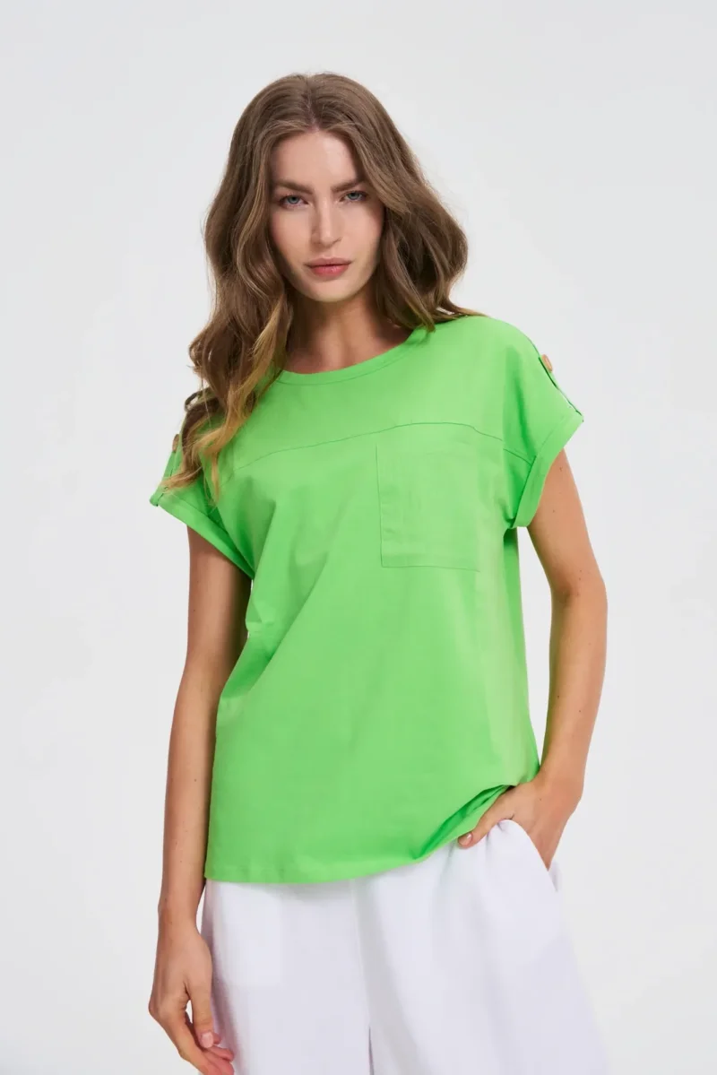 WOMEN'S TSHIRT L-TS-4706 L.GREEN