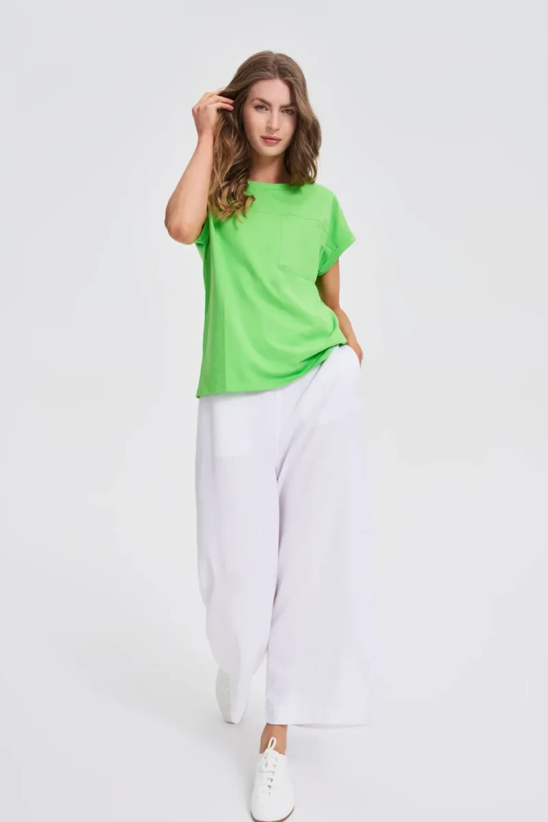 WOMEN'S TSHIRT L-TS-4706 L.GREEN - Imagen 3