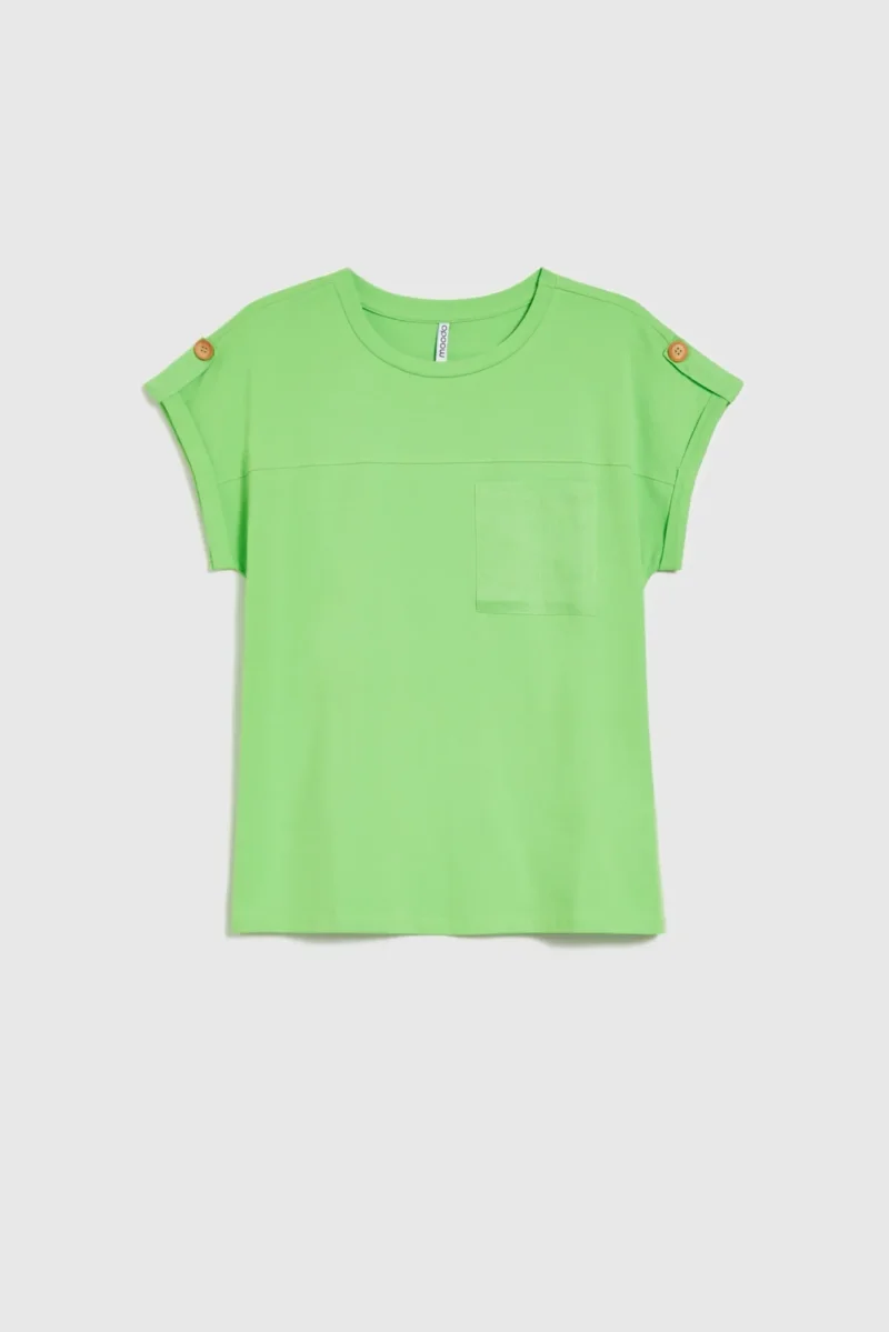 WOMEN'S TSHIRT L-TS-4706 L.GREEN - Imagen 5