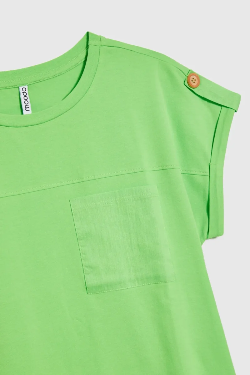 WOMEN'S TSHIRT L-TS-4706 L.GREEN - Imagen 6