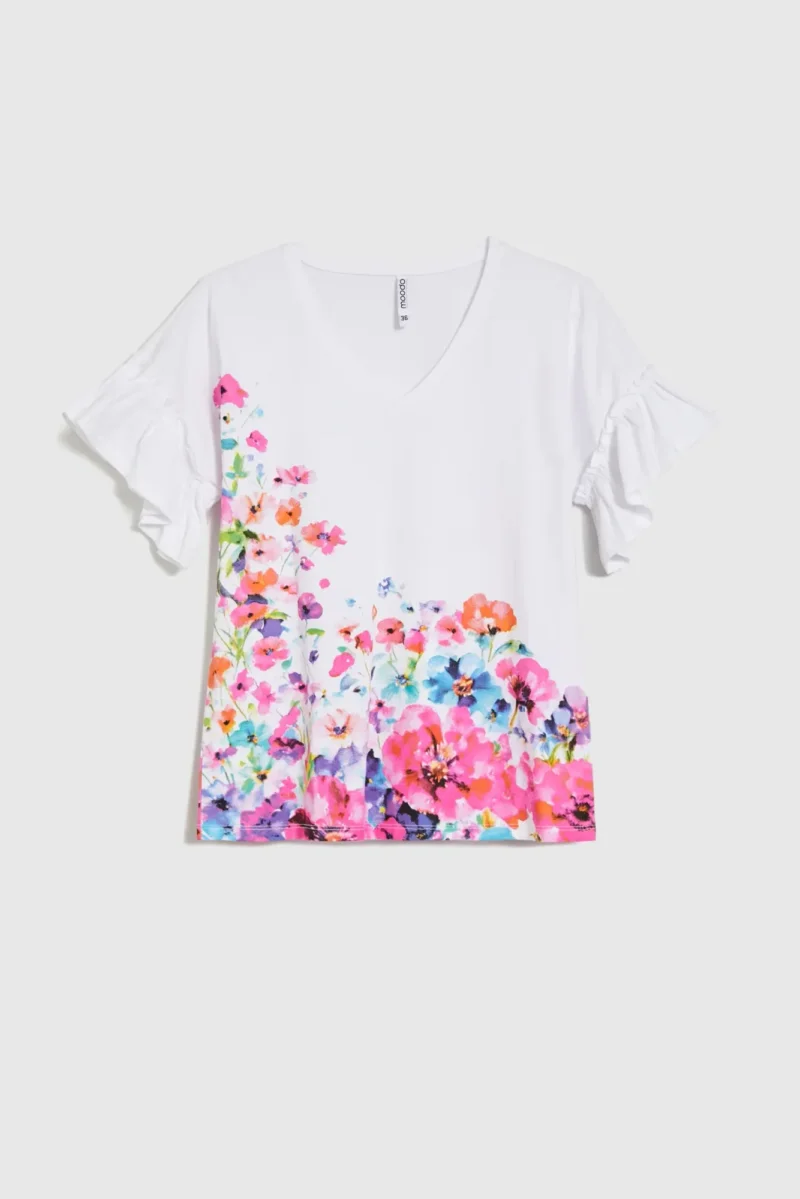 WOMEN'S TSHIRT L-TS-4710 MULTICOLOUR - Imagen 5
