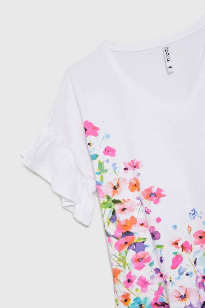 WOMEN'S TSHIRT L-TS-4710 MULTICOLOUR - Imagen 6