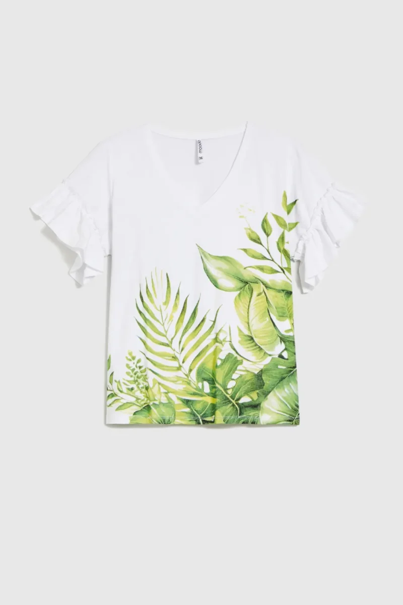 WOMEN'S TSHIRT L-TS-4711 OLIVE - Imagen 5