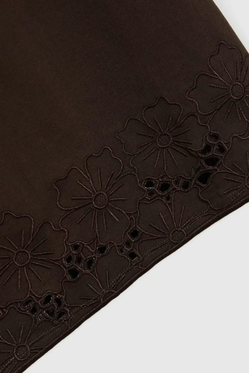 WOMEN'S TSHIRT L-TS-4725 D.BROWN - Imagen 5
