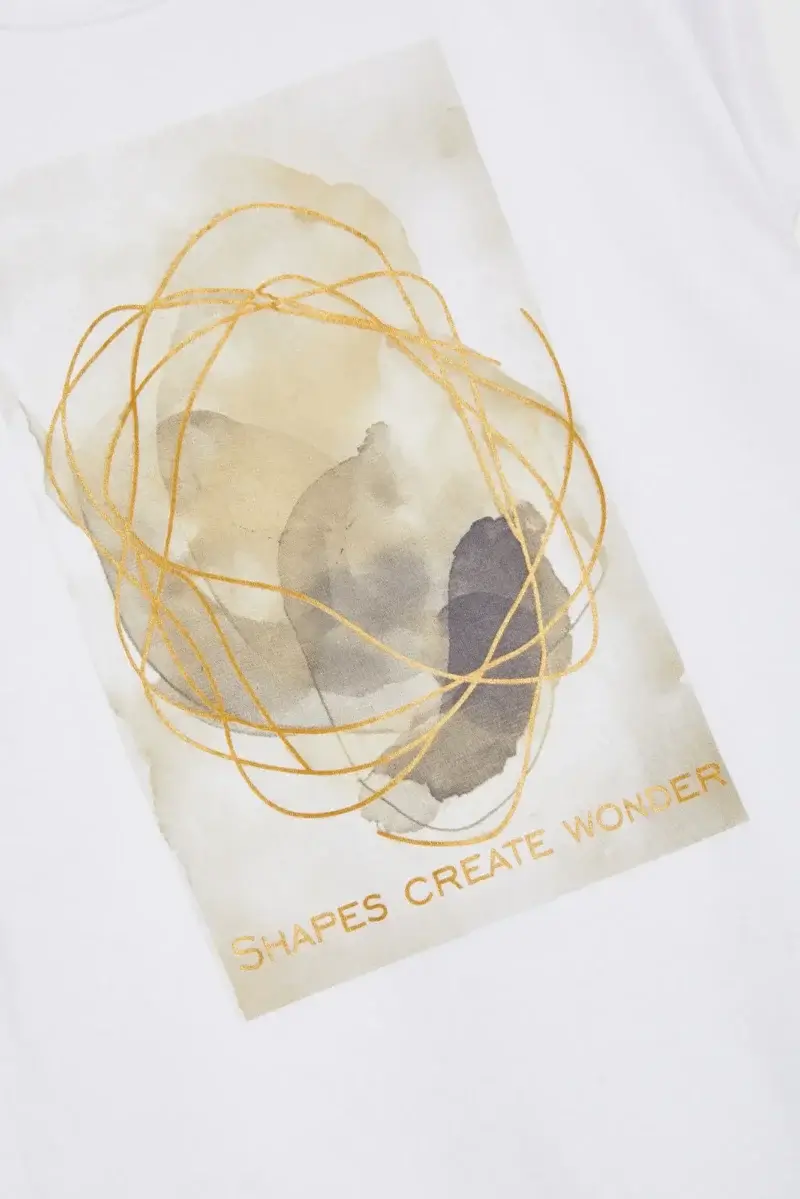 WOMEN'S T-SHIRT L-TS-4742 WHITE - Imagen 6