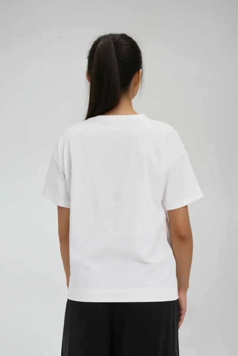 WOMEN'S T-SHIRT L-TS-4749 OFF WHITE - Imagen 4