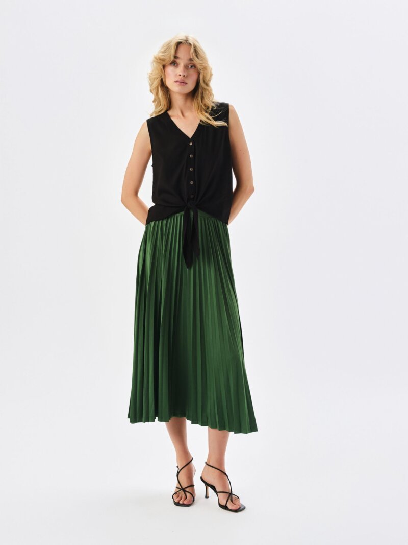 Blusa Sin Mangas De Mujer Tskw25Blk0004 - Imagen 2