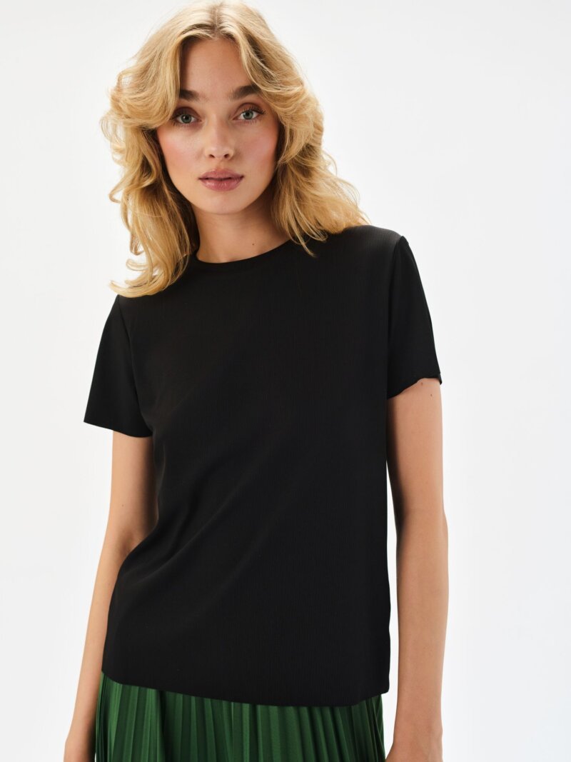 Camiseta Manga Corta De Mujer Tskw25Blk0007