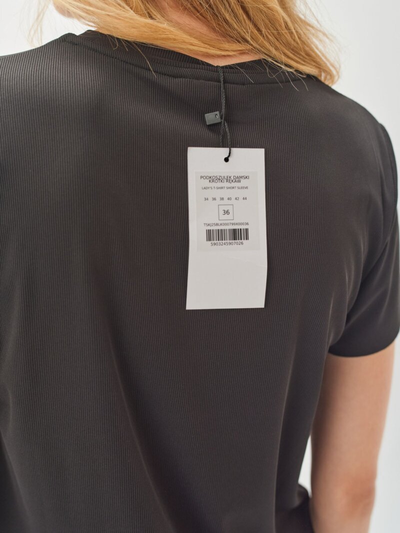 Camiseta Manga Corta De Mujer Tskw25Blk0007 - Imagen 4
