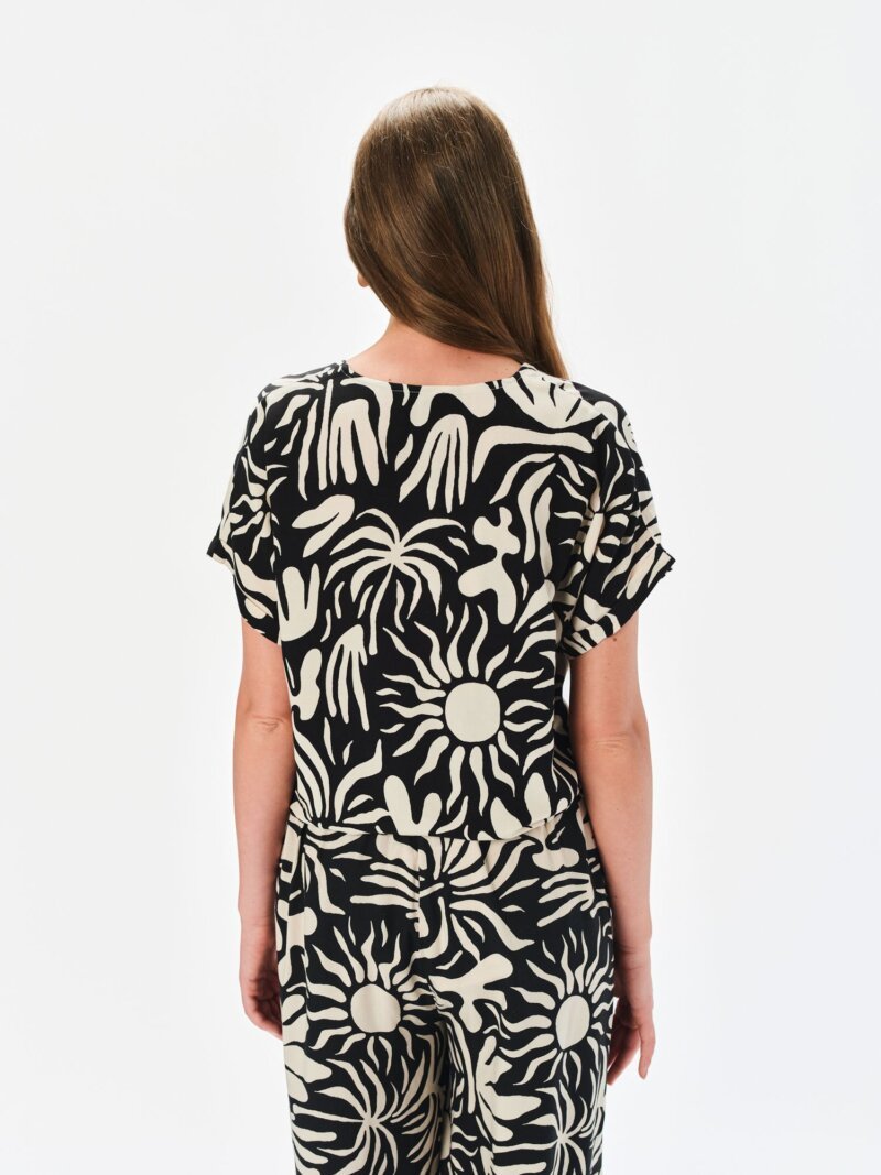 Blusa Manga Corta De Mujer Tskw25Blk0024 - Imagen 5