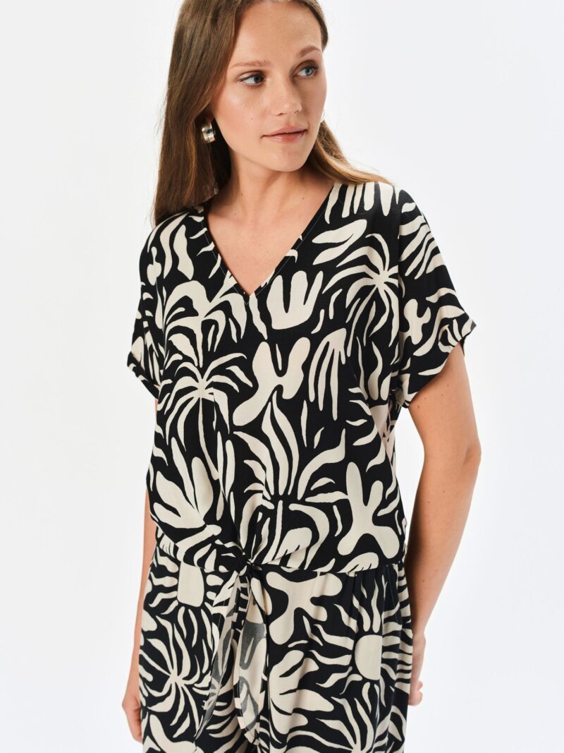 Blusa Manga Corta De Mujer Tskw25Blk0024 - Imagen 2