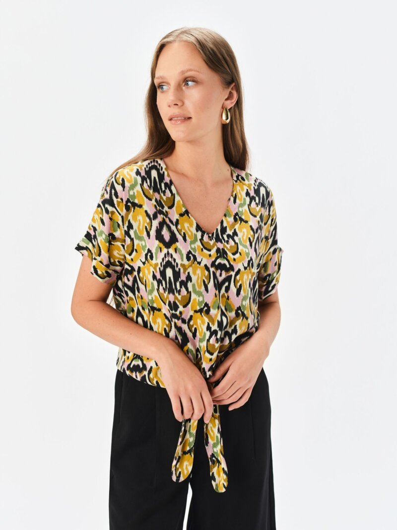 Blusa Manga Corta De Mujer Tskw25Blk0025 - Imagen 2