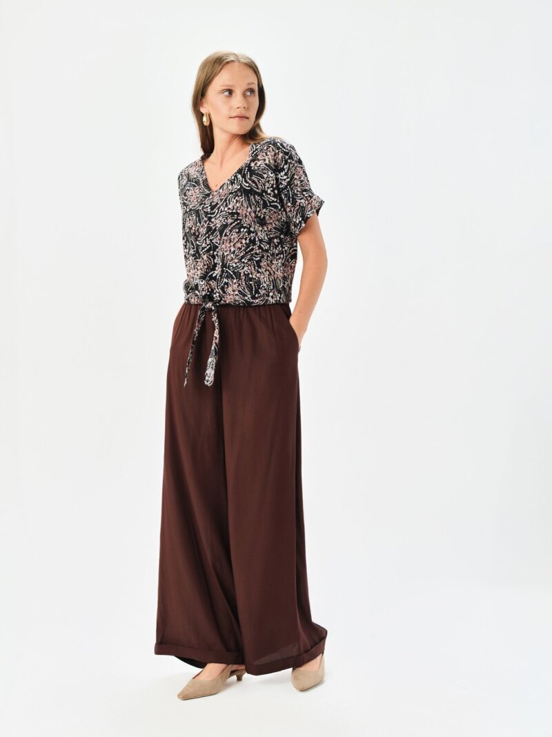 Blusa Manga Corta De Mujer Tskw25Blk0025 - Imagen 4