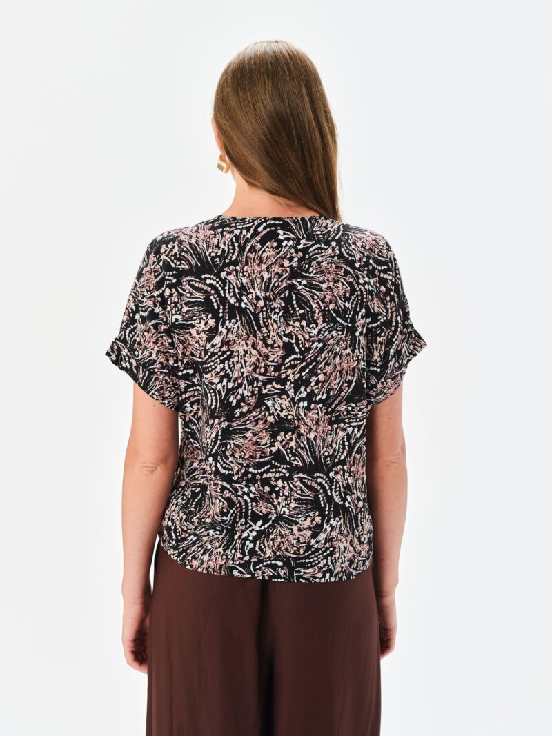 Blusa Manga Corta De Mujer Tskw25Blk0025 - Imagen 7