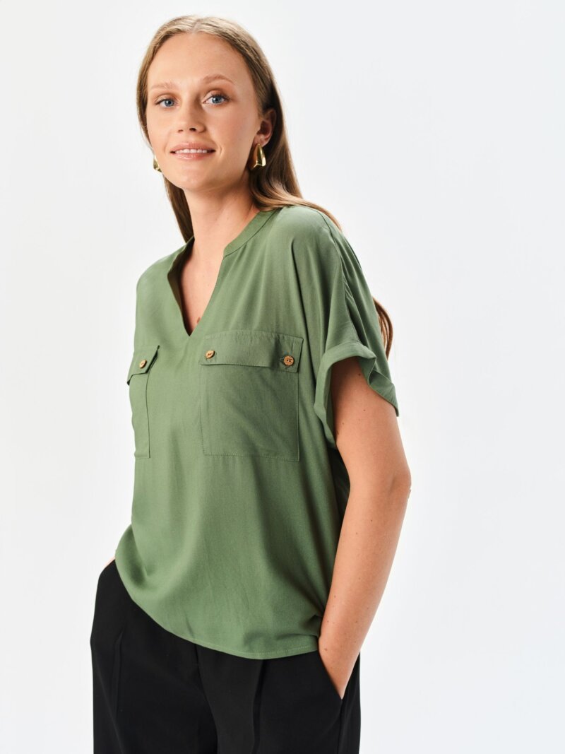 Blusa Sin Mangas De Mujer Tskw25Blk0029 - Imagen 3