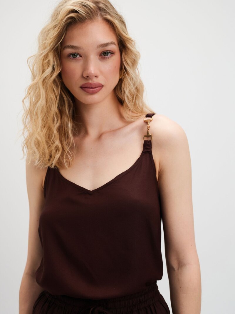 Blusa Sin Mangas De Mujer Tskw25Blk0030 - Imagen 2