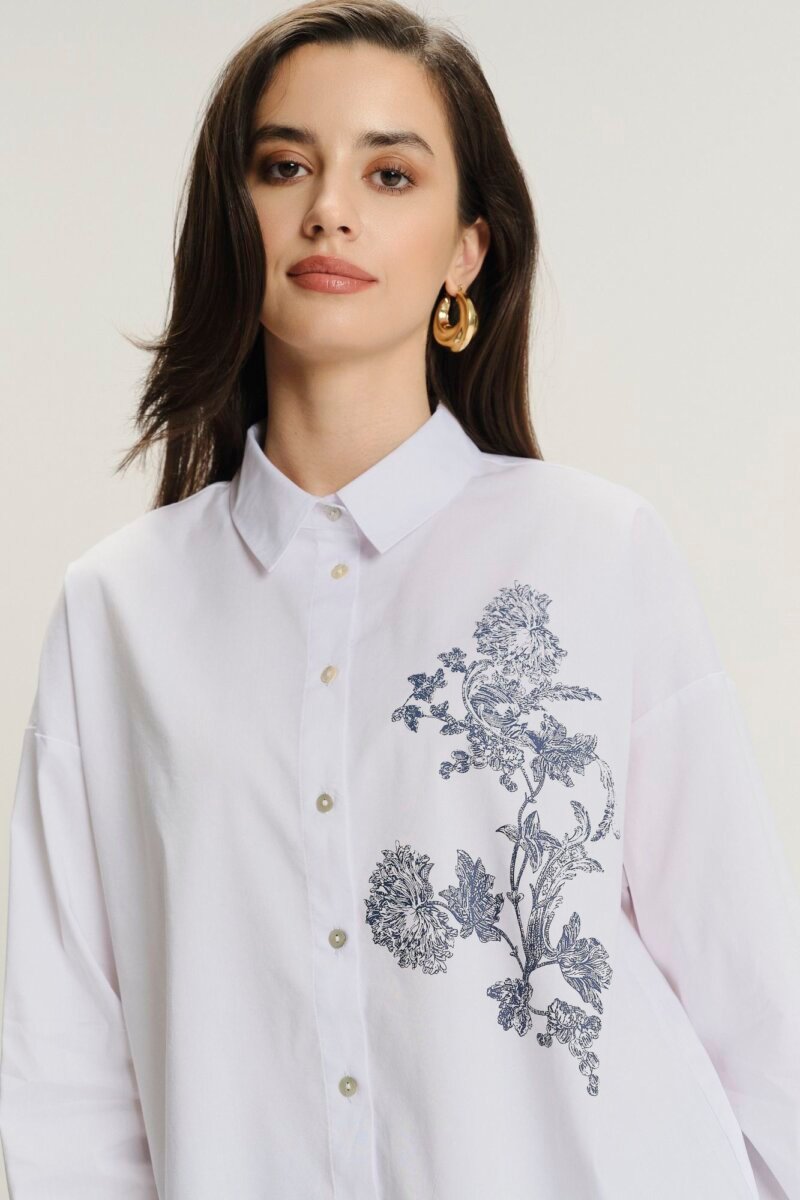 Camisa De Mujer Gpkw25Blk0109