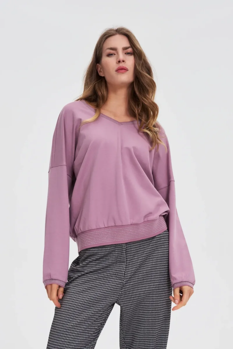 Sudadera Con Capucha De Mujer Z-BL-4801 D.PINK
