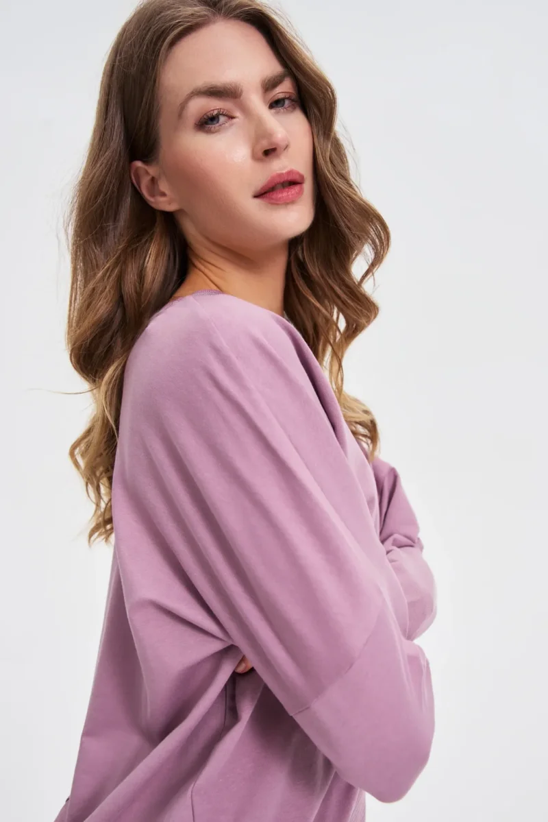 Sudadera Con Capucha De Mujer Z-BL-4801 D.PINK - Imagen 4
