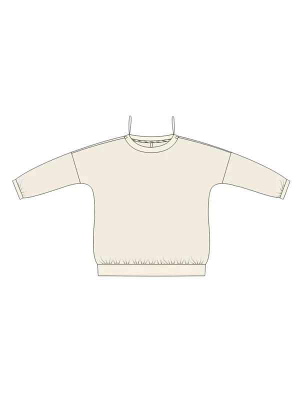 Sudadera Con Capucha De Mujer Z-BL-4802 OFF WHITE