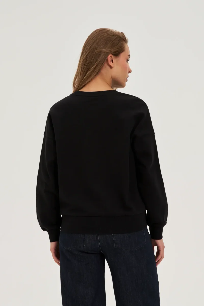 Sudadera Con Capucha De Mujer Z-BL-4805 BLACK - Imagen 4
