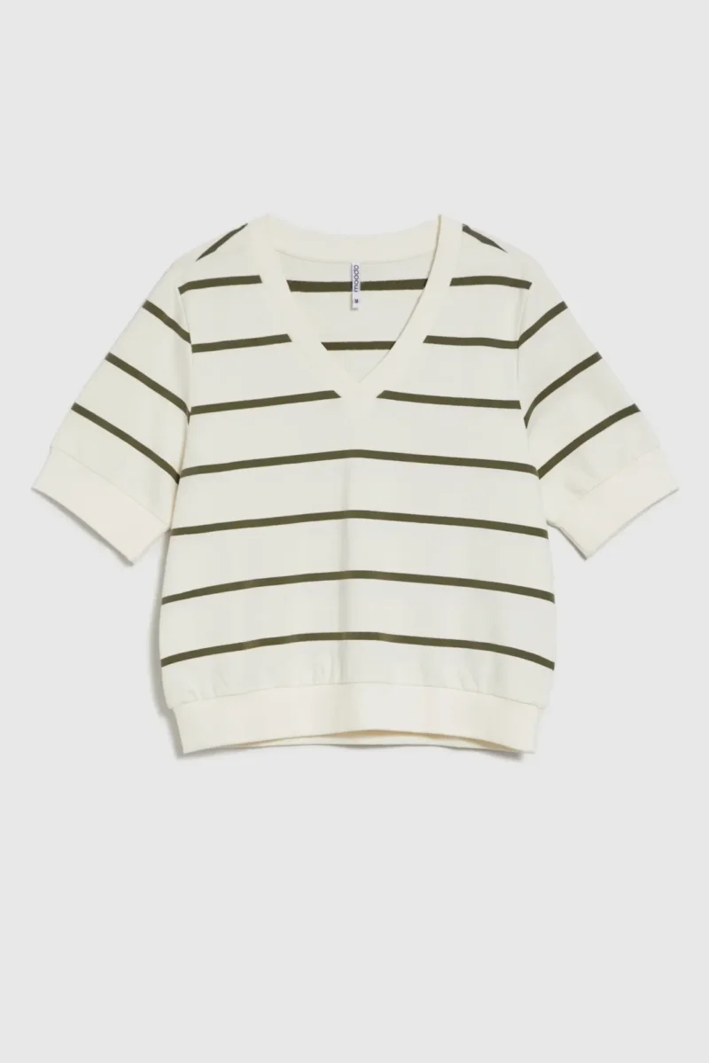 Sudadera Con Capucha De Mujer Z-BL-4808 OFF WHITE_OLIVE - Imagen 6
