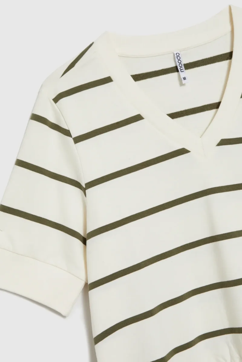 Sudadera Con Capucha De Mujer Z-BL-4808 OFF WHITE_OLIVE - Imagen 7