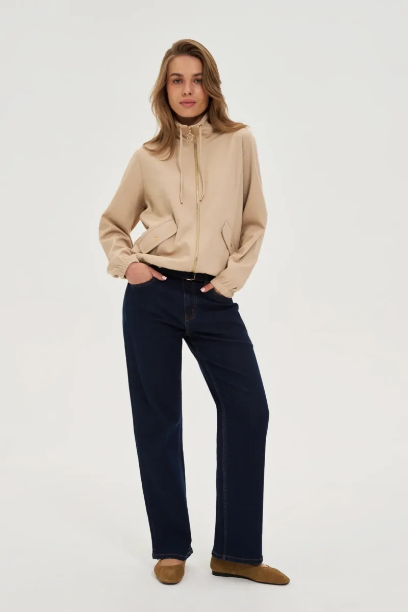 Sudadera Con Capucha De Mujer Z-BL-4811 BEIGE - Imagen 6