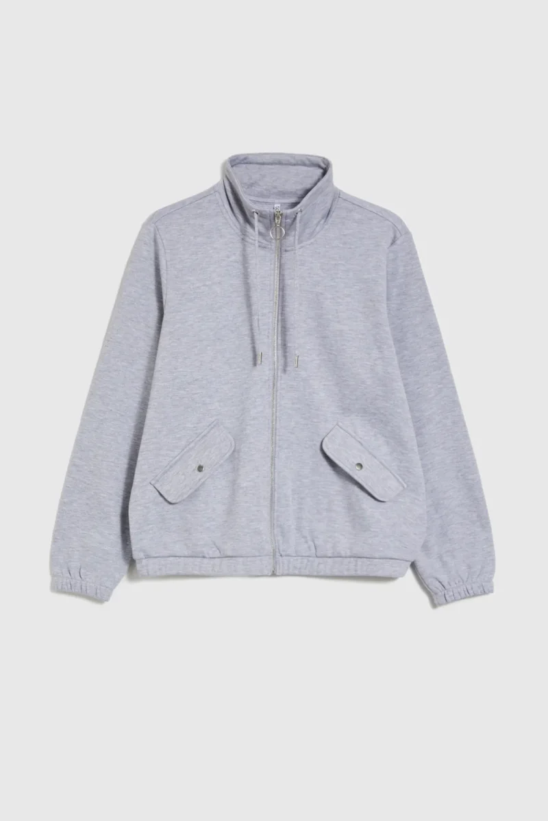 Sudadera Con Capucha De Mujer Z-BL-4811 L.GREY MEL - Imagen 5