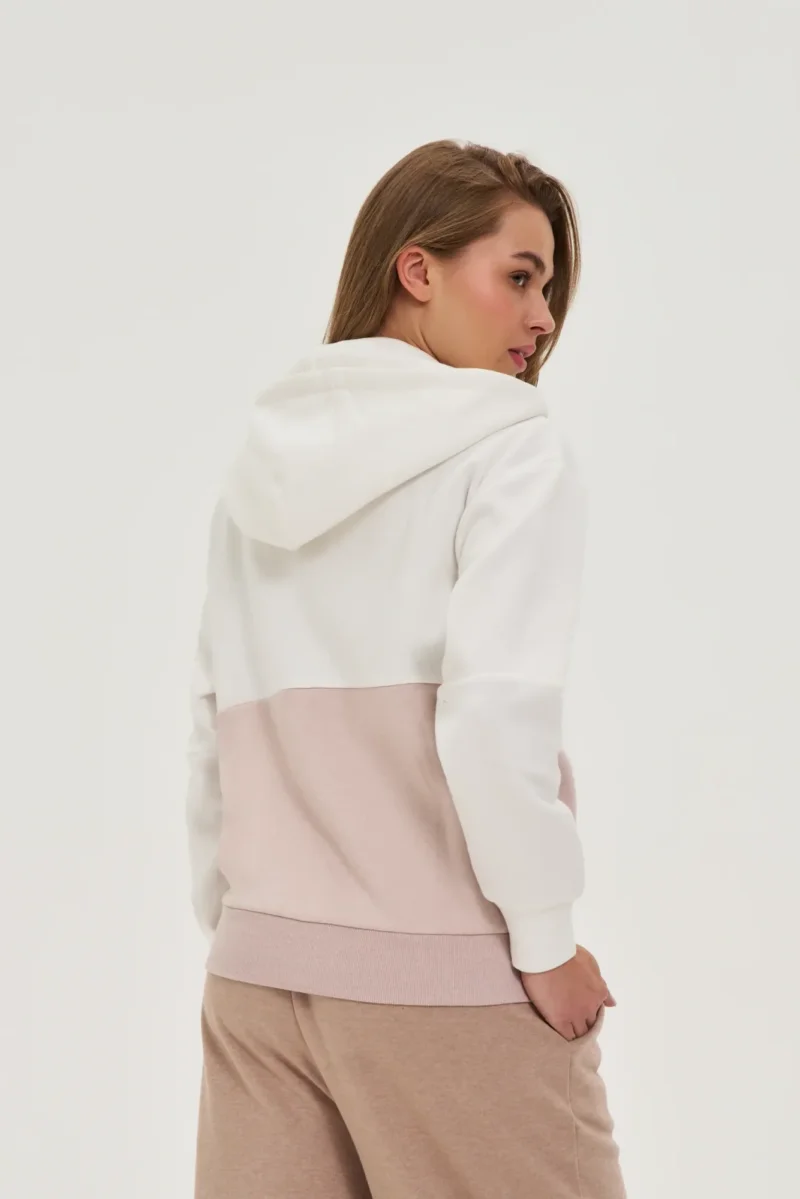 Sudadera Con Capucha De Mujer Z-BL-4818 L.BEIGE MEL - Imagen 4