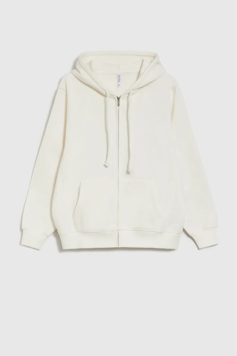 Sudadera Con Capucha De Mujer Z-BL-4821 OFF WHITE - Imagen 5