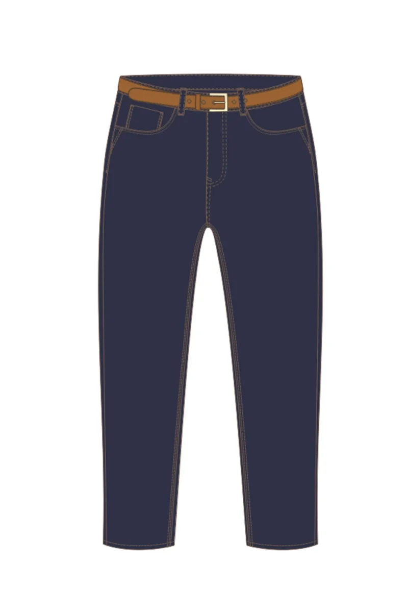 Vaqueros De Mujer Z-JE-4804 NAVY