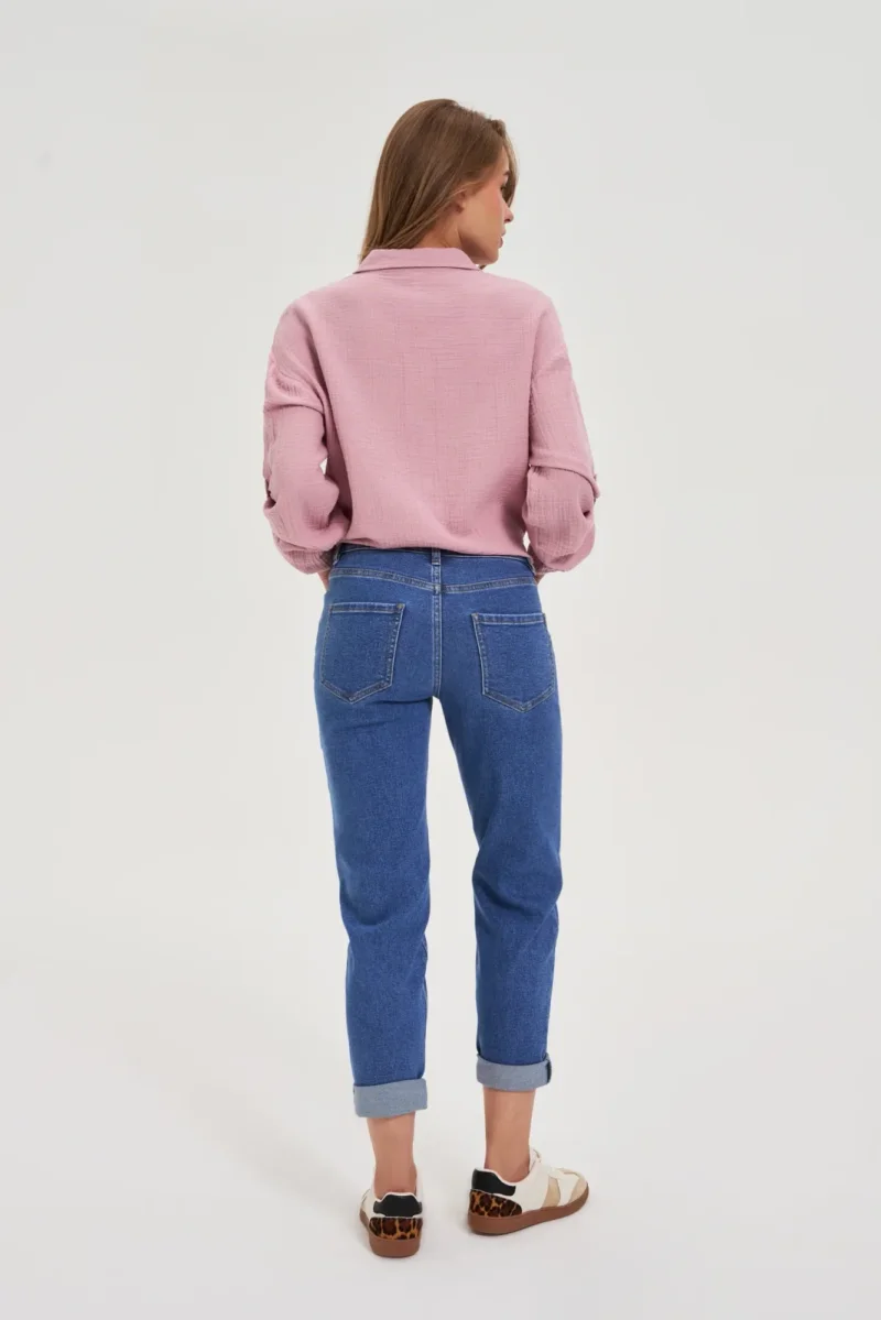 Vaqueros De Mujer Z-JE-4807 BLUE - Imagen 4