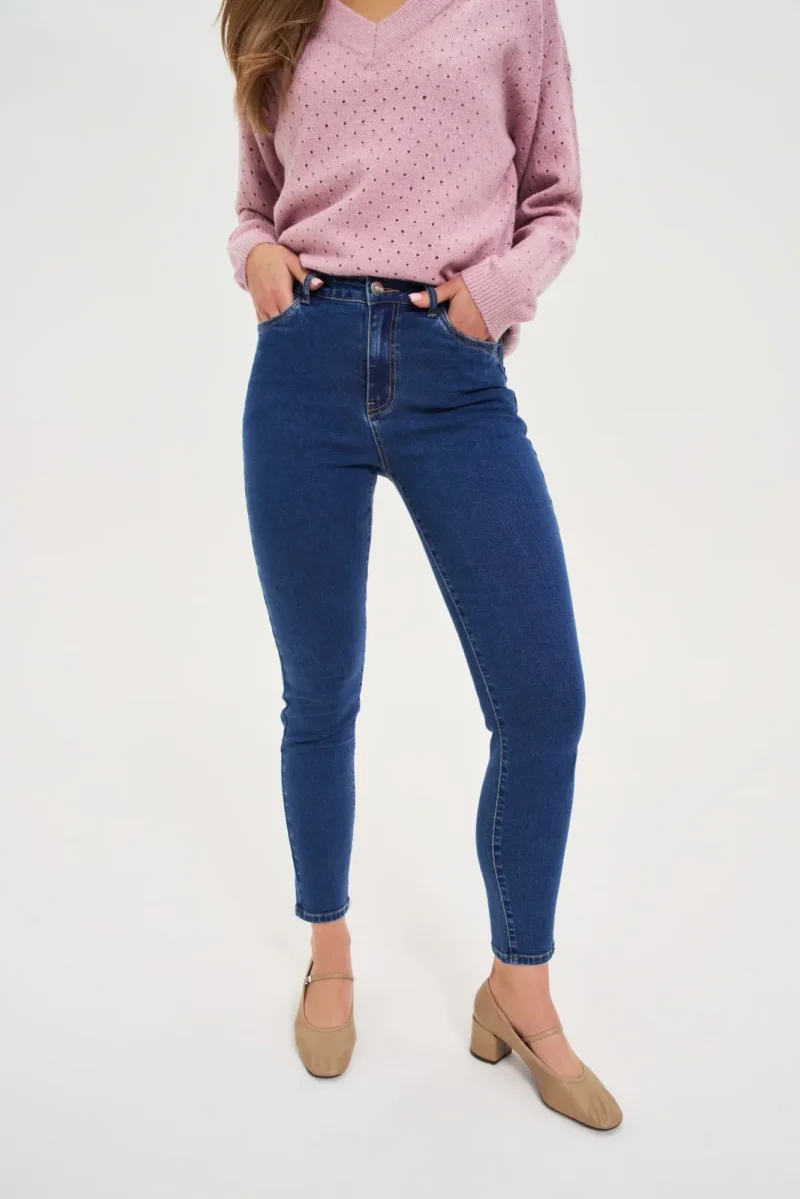 Vaqueros De Mujer Z-JE-4810 NAVY - Imagen 2