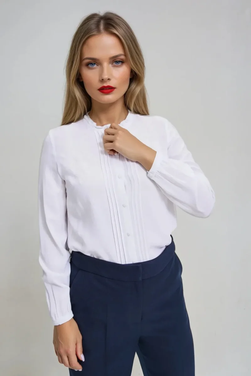 Camisa De Mujer Z-KO-4801 WHITE