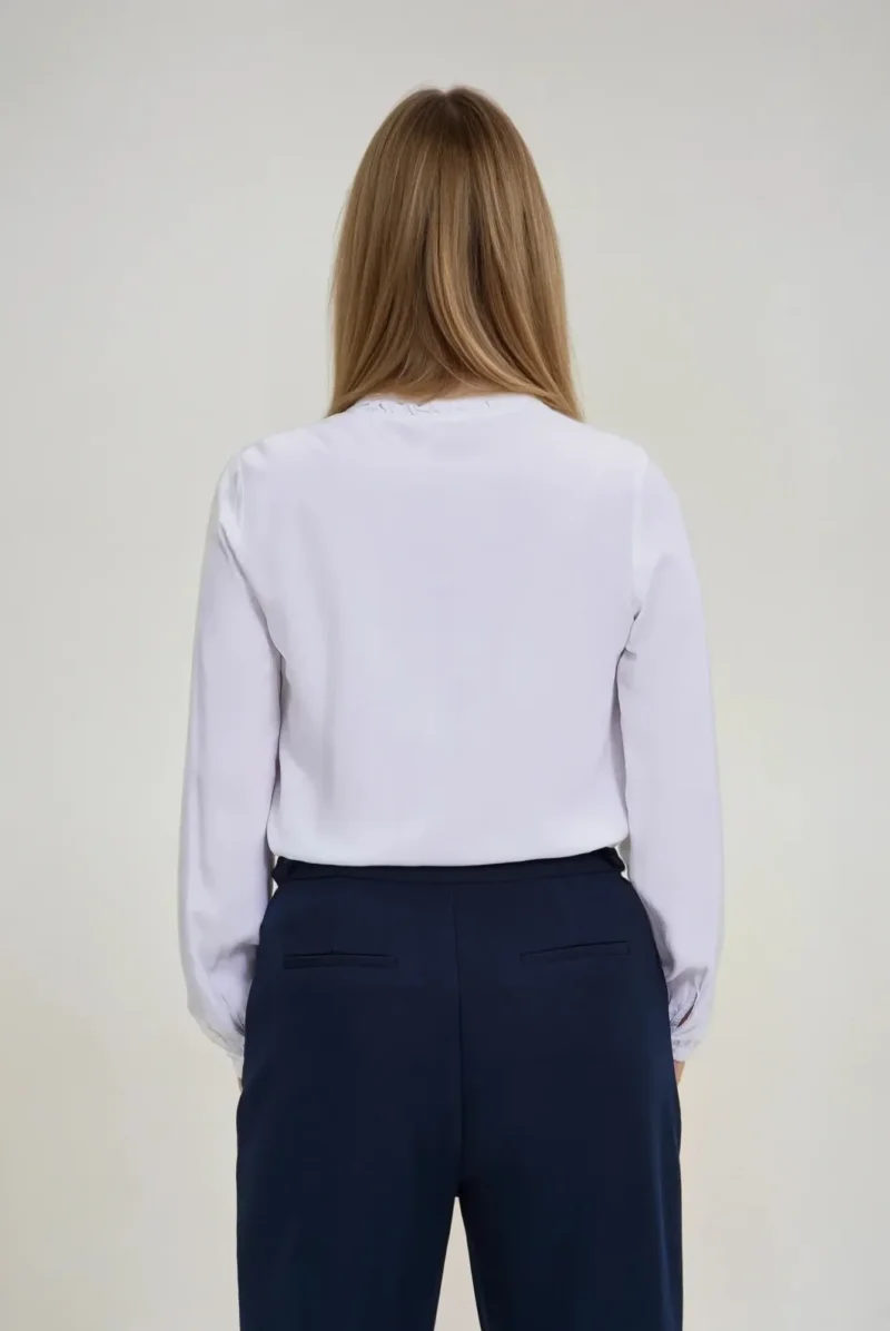 Camisa De Mujer Z-KO-4801 WHITE - Imagen 3
