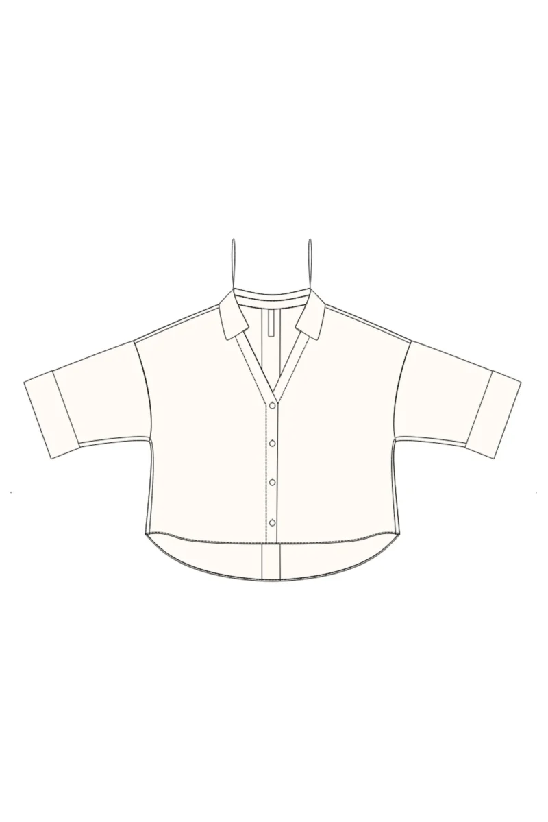 Camisa De Mujer Z-KO-4805 OFF WHITE
