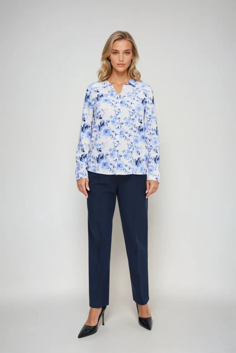 Camisa De Mujer Z-KO-4806 BLUE - Imagen 2