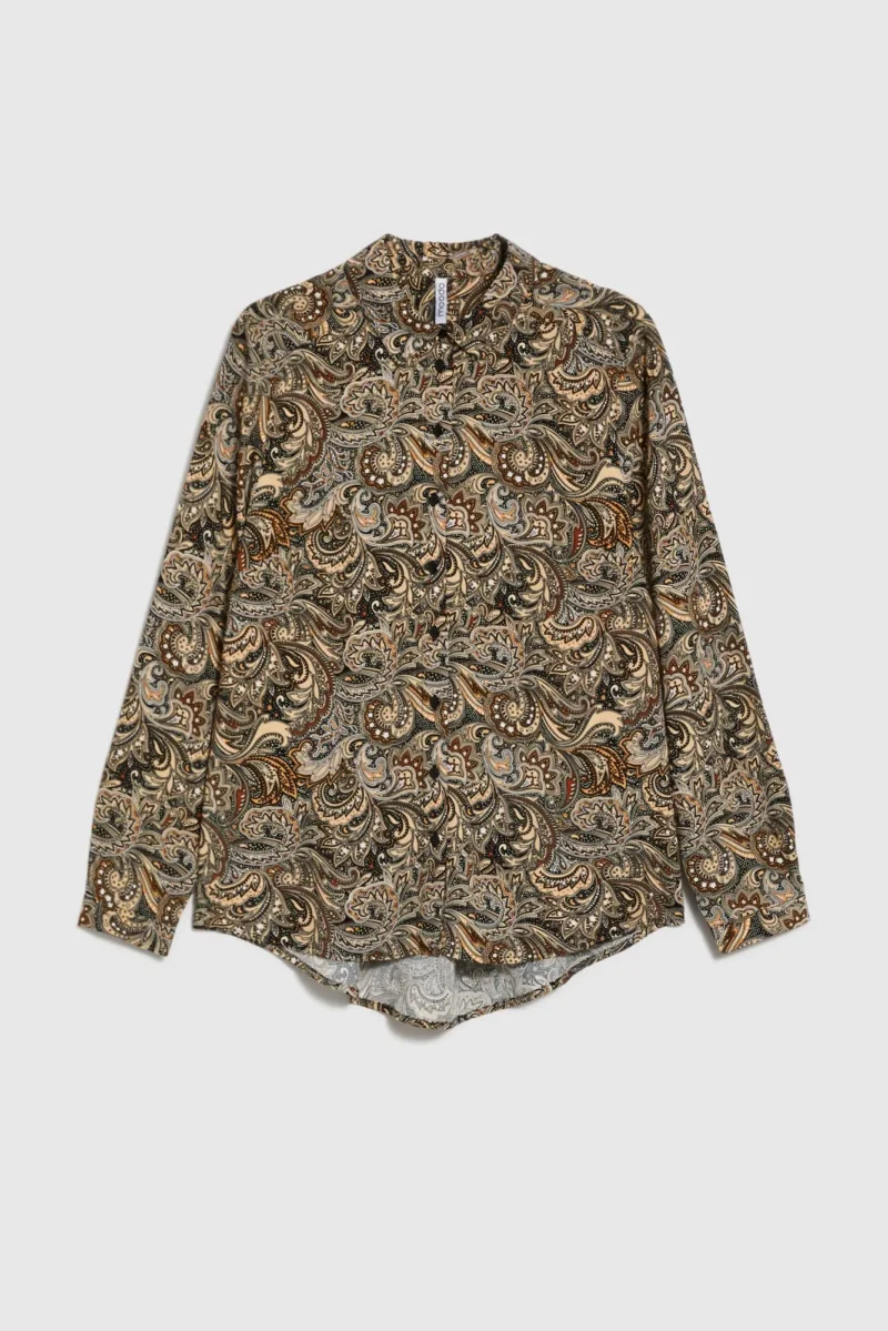 Camisa De Mujer Z-KO-4806 CAMEL - Imagen 5