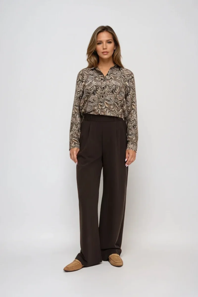 Camisa De Mujer Z-KO-4806 CAMEL - Imagen 3