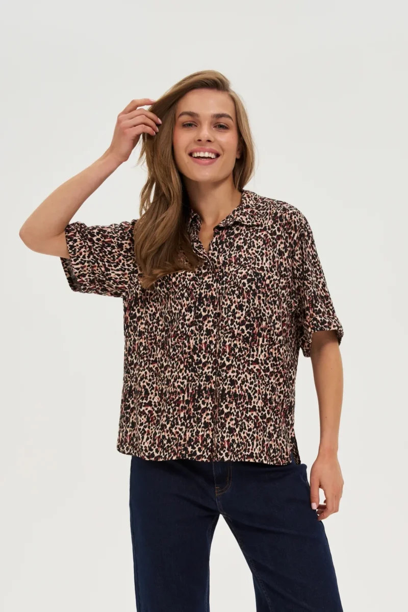 Camisa De Mujer Z-KO-4808 BLACK