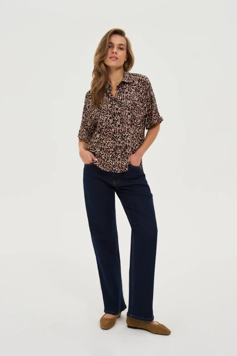 Camisa De Mujer Z-KO-4808 BLACK - Imagen 2