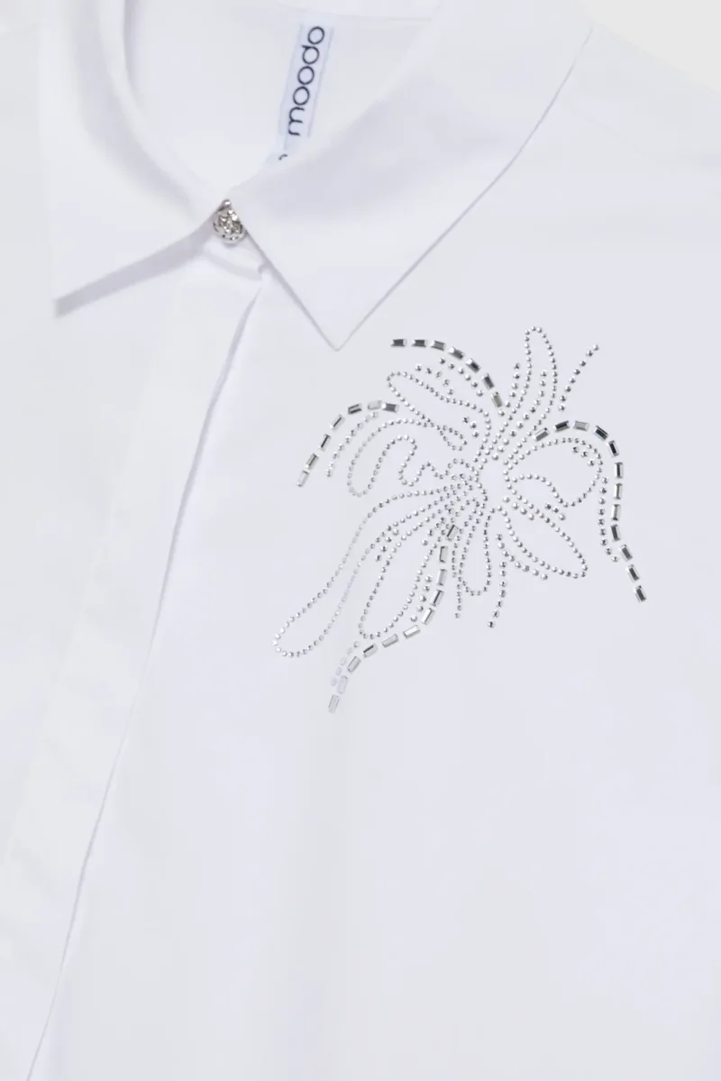 Camisa De Mujer Z-KO-4812 WHITE - Imagen 6