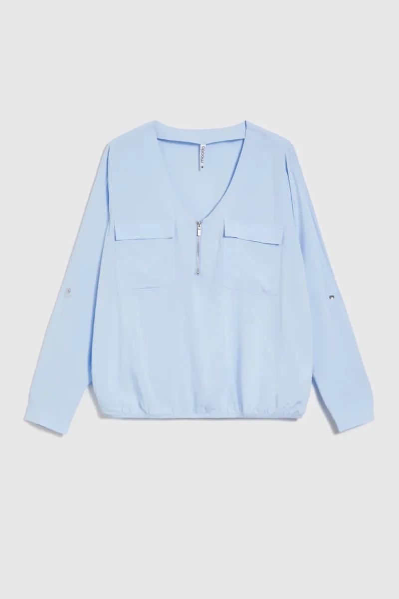 Camisa De Mujer Z-KO-4814 L.BLUE - Imagen 6