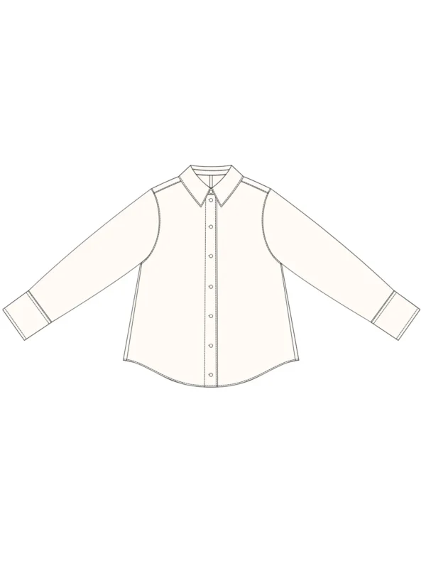 Camisa De Mujer Z-KO-4817 OFF WHITE