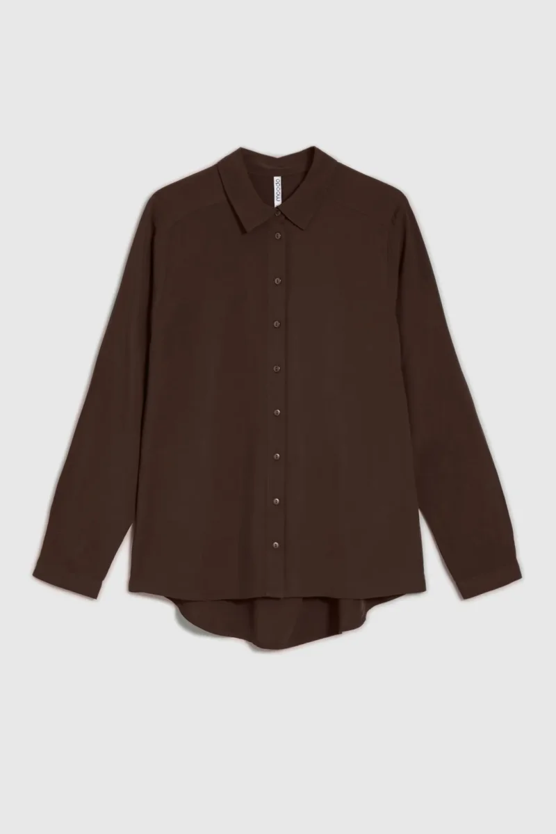 Camisa De Mujer Z-KO-4822 BROWN - Imagen 5