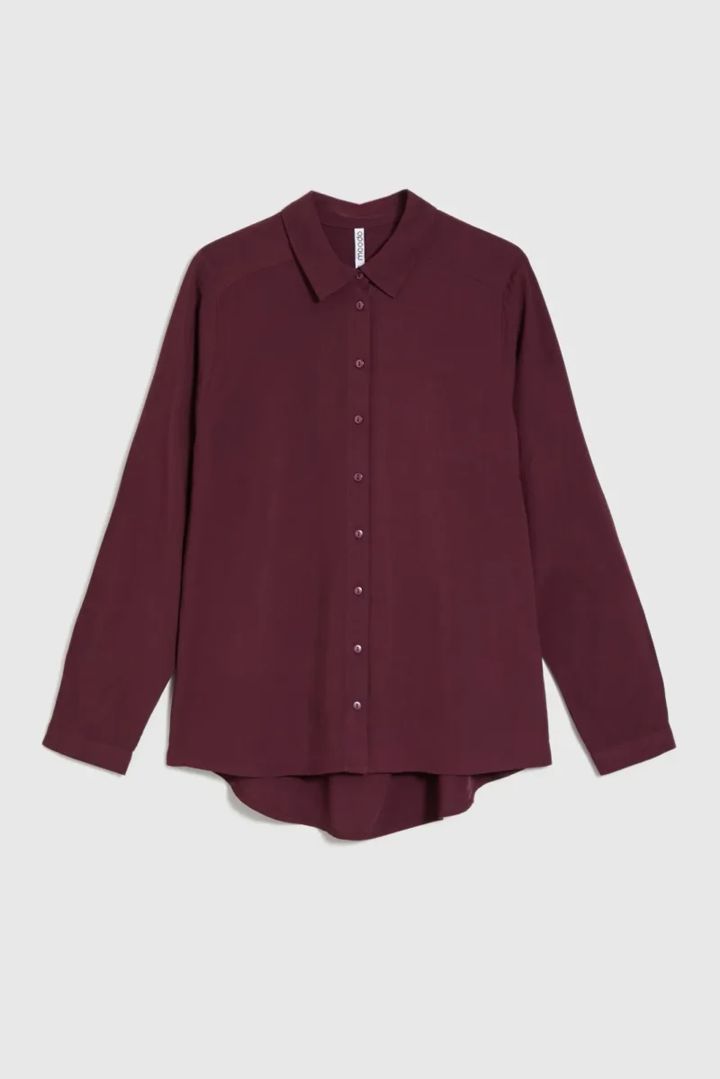 Camisa De Mujer Z-KO-4822 BURGUNDY - Imagen 5