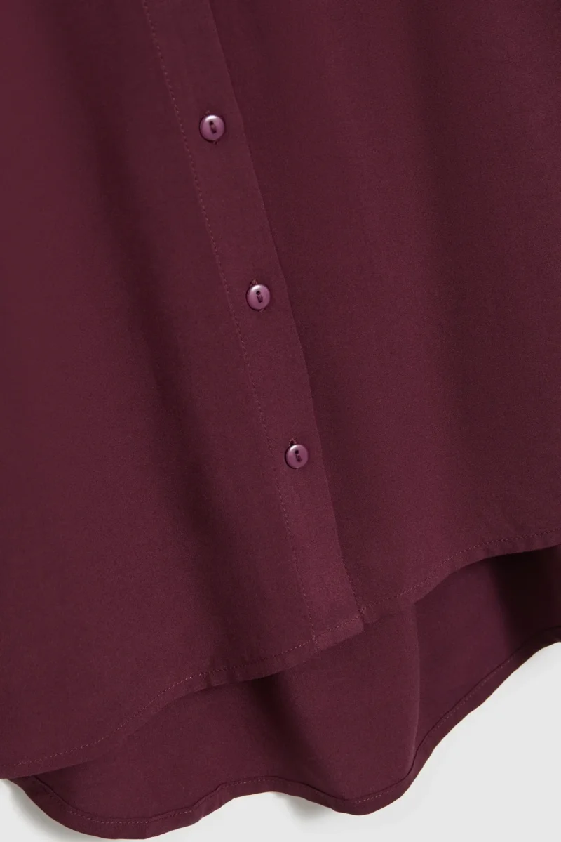 Camisa De Mujer Z-KO-4822 BURGUNDY - Imagen 6
